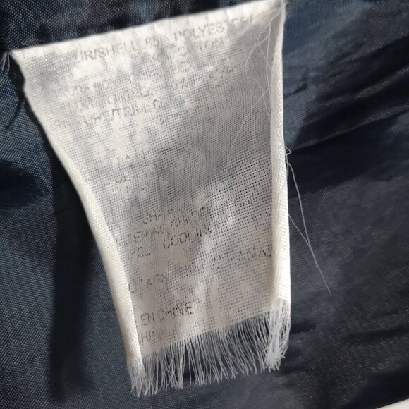 Mona Lisa Sport by Fenelli Ladies Size 16.5 Navy w/ Beige Lined Jacket - Picture 6 of 11